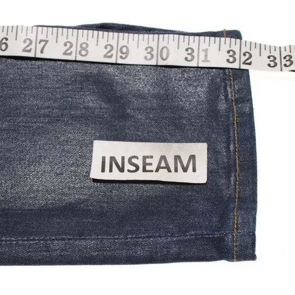 Simkhai NWT Coated High Rise Skinny Jeans Size 27 US In Blue Cotton Blend Denim